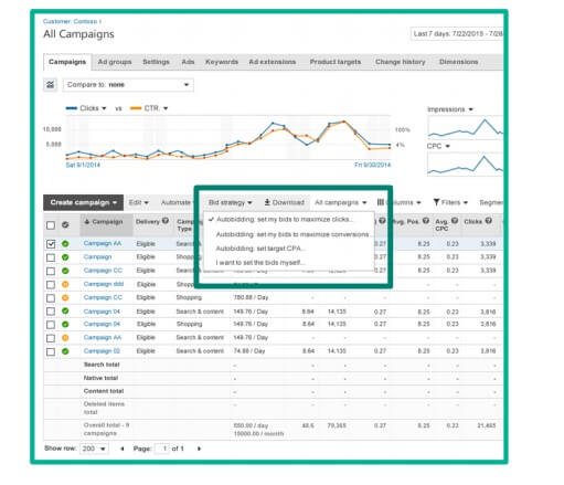 Bing adwords updates