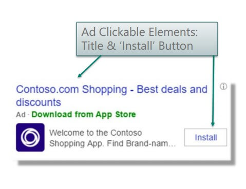 bing app install ads