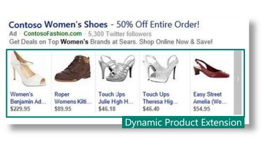 Bing dynamic product ads