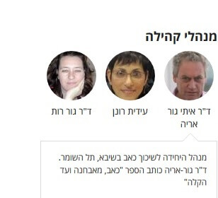 דוגמה למומחיות הכותבים